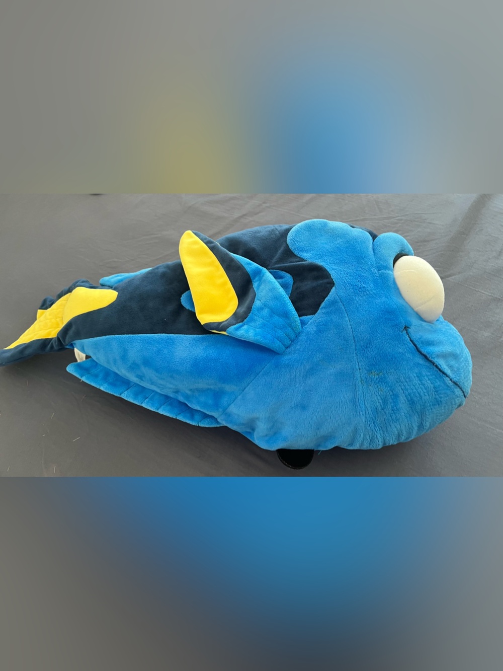 Blue Plush Fish Pet Bed - Soft Reptile Habitat Accessory
24” length